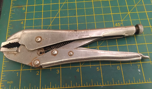 Genuine mole grips working - mole,