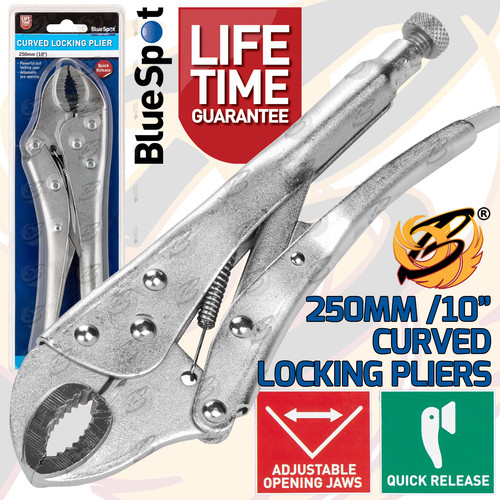 Locking pliers curved - pliers,