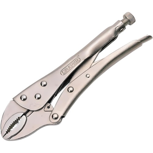 Draper 220mm curved jaw self - draper,