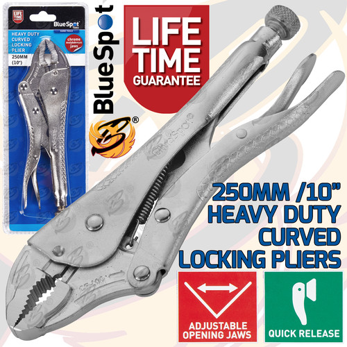 Locking pliers curved jaw - 10",